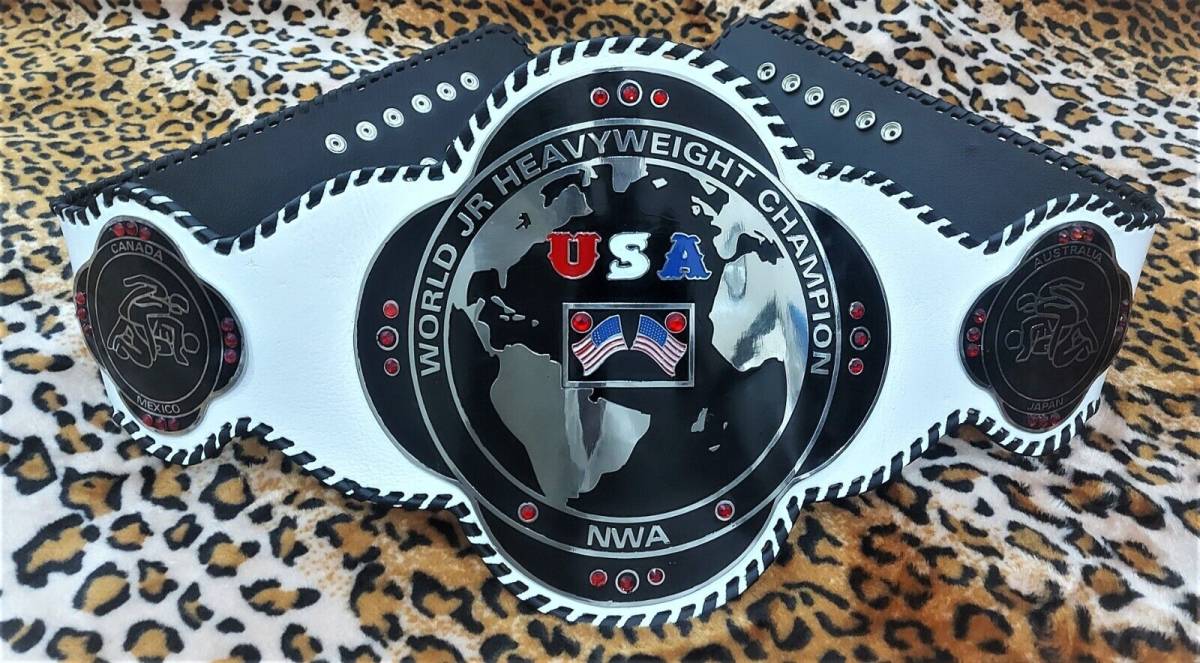 海外　限定品　送料込み NWA World JR Heavyweight プロレス　チャンピオン　優勝　ベルト　高品質　レプリカ 3_画像2