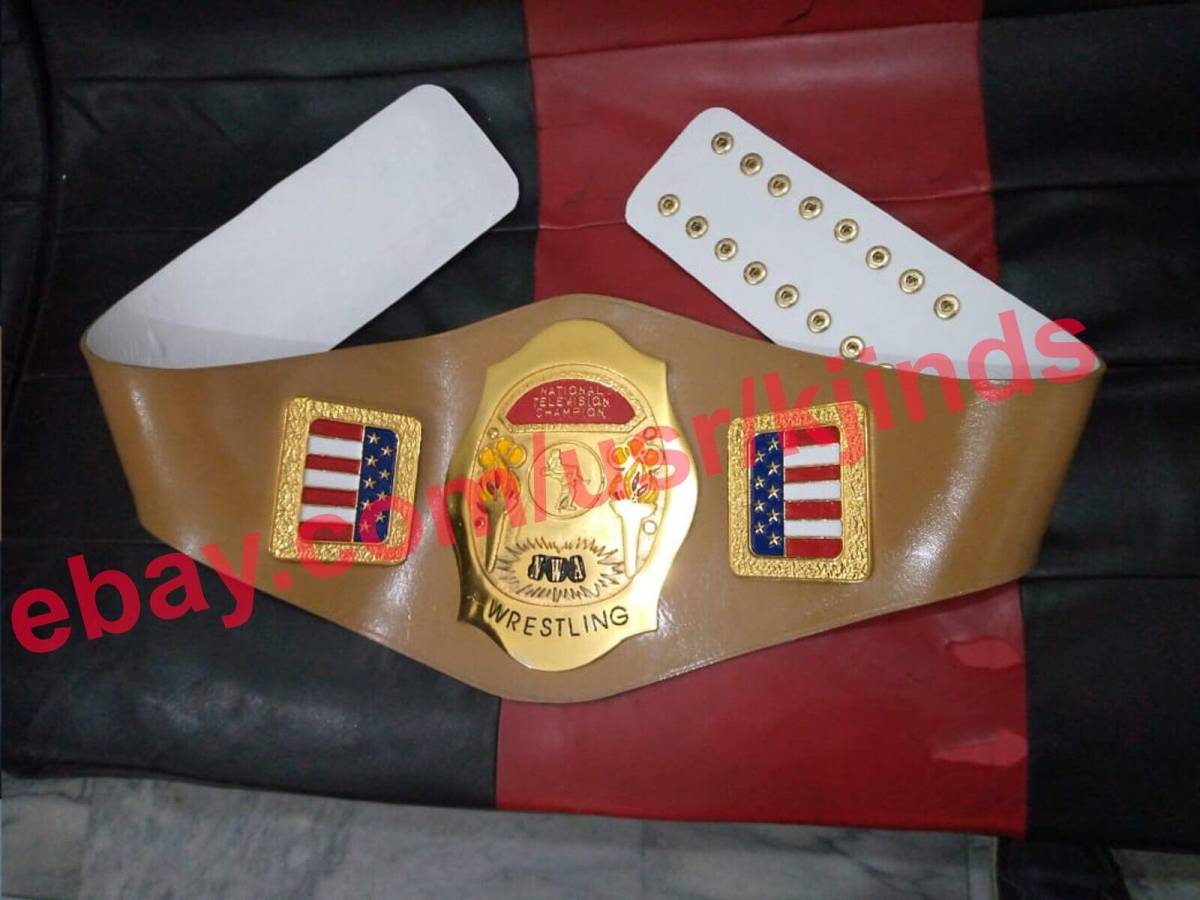 海外　限定品　送料込み NWA National Television プロレス　チャンピオン　優勝　ベルト　高品質　レプリカ 3_画像1