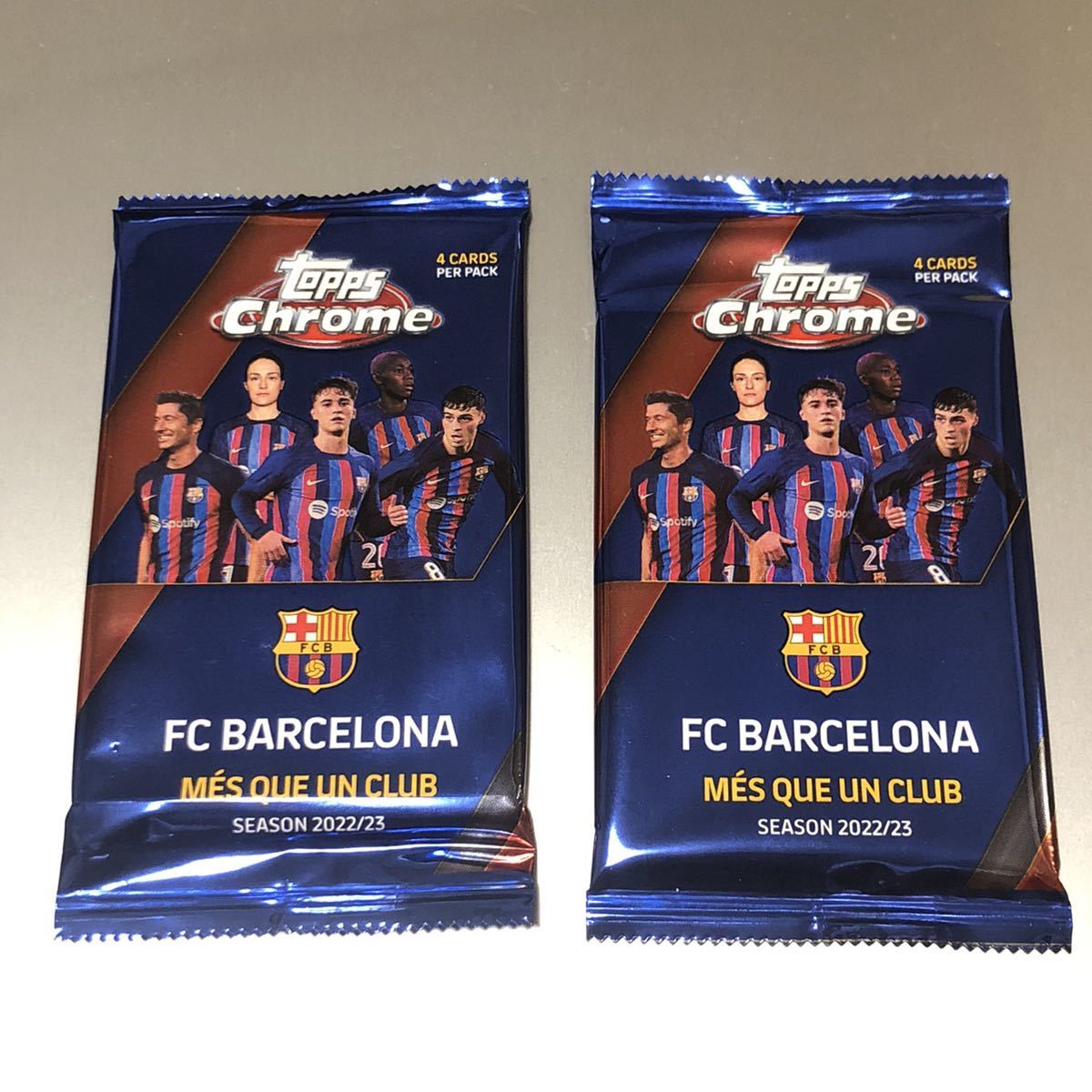未開封2パック】Topps FC Barcelona Chrome 22/23(ボックス)|売買され