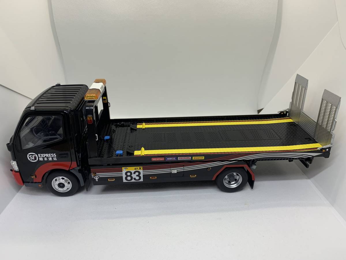 TINY 1/18 日野 HINO 300 SF EXPRESS FLATBED TOW TRUCK J06-2-010