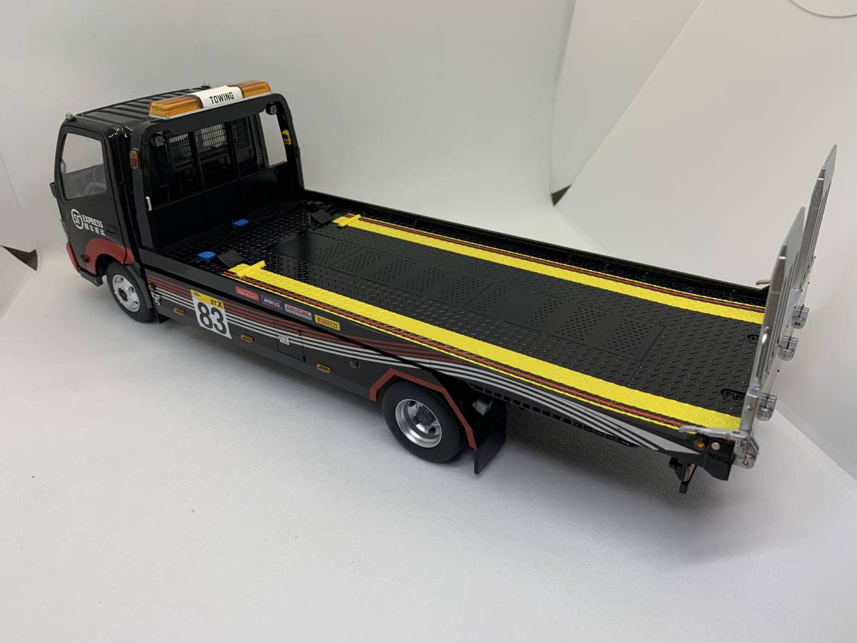 TINY 1/18 日野 HINO 300 SF EXPRESS FLATBED TOW TRUCK J06-2-010