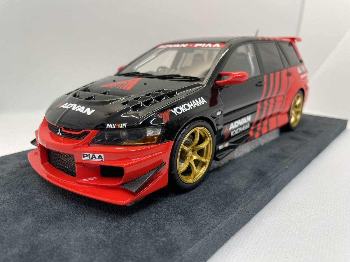 Engup 1/18 三菱 ランサー MITUBISHI LANCER EVO 9 ADVAN J06-1-010_画像1