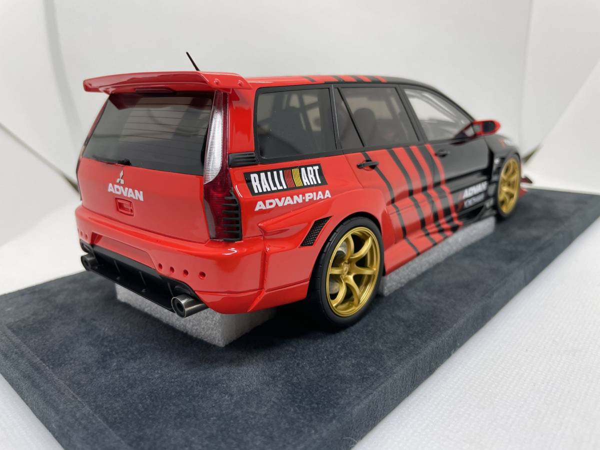 Engup 1/18 三菱 ランサー MITUBISHI LANCER EVO 9 ADVAN J06-1-010_画像4