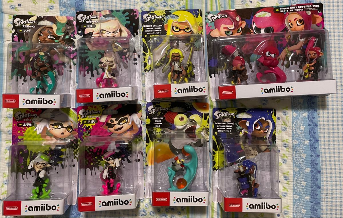 スプラトゥーン amiibo  ヒメ　イイダ　ホタル　アオリ　タコボーイ　タコ　タコガール　コジャケ　オクトリング　インクリング