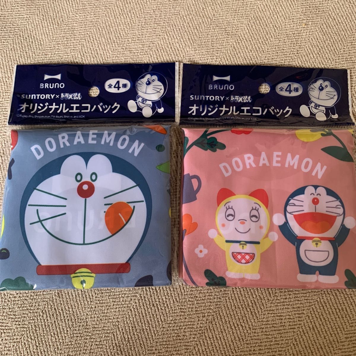 サントリー ドラえもん ブルーノ エコバッグ 2枚セット|PayPayフリマ BRUNO ドラえもん エコバッグセット