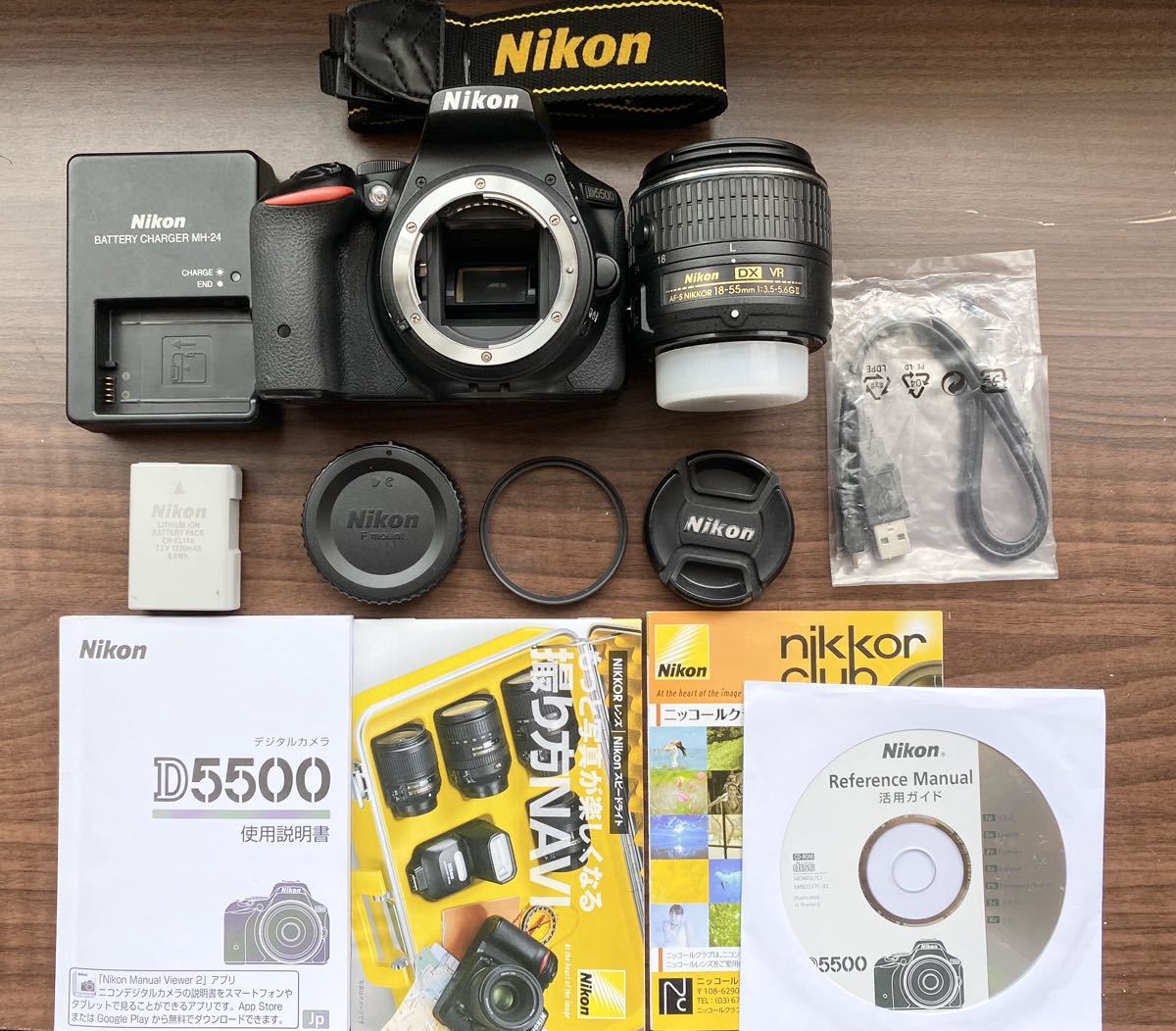 □訳あり□ニコン Nikon D5500 18-55 VR II レンズキット☆ Wi-Fi機能