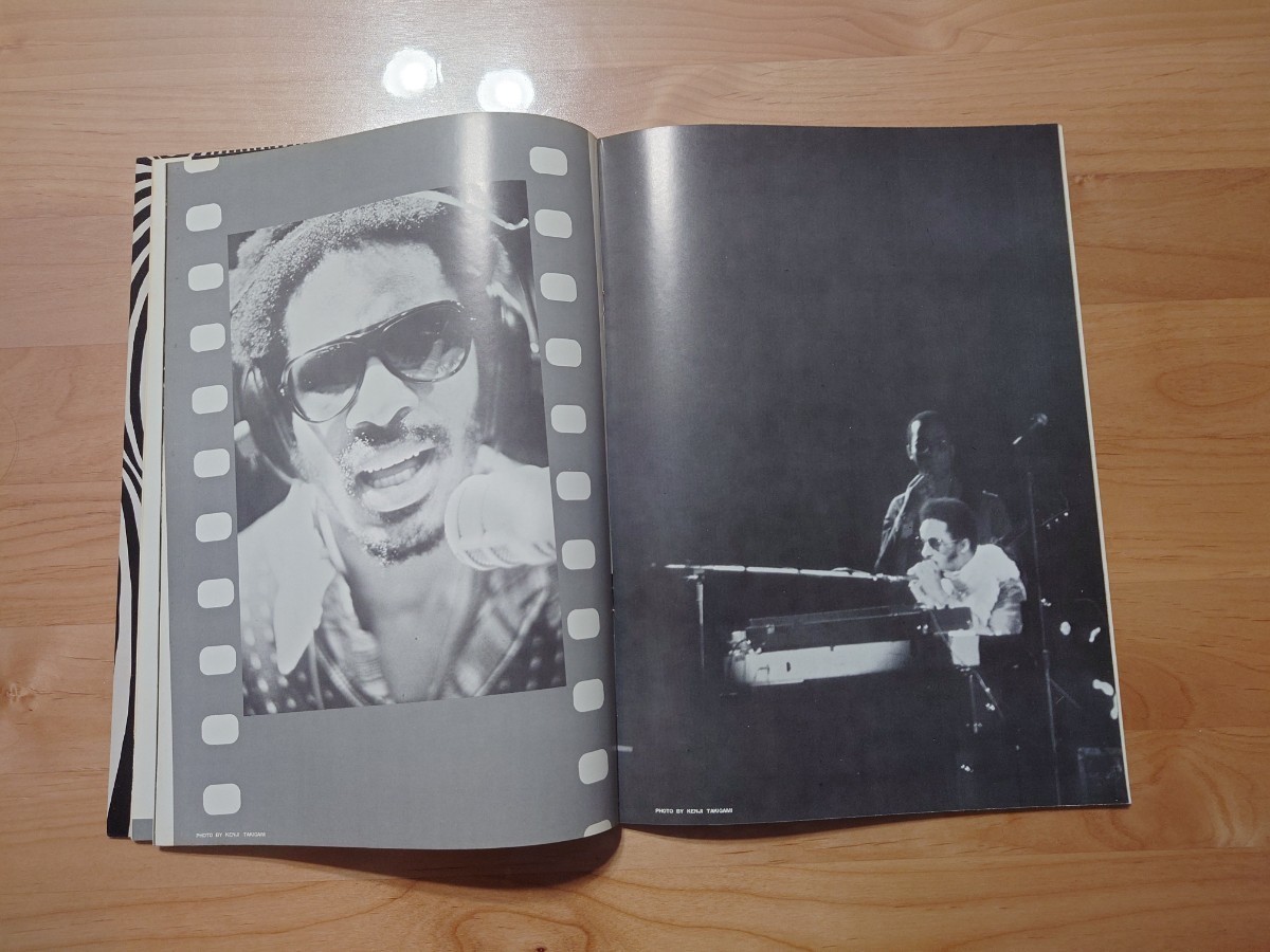 ★スティービー・ワンダー Stevie Wonder★LIVE IN JAPAN★来日公演パンフレット★Japan Tour★1975年★concert brochure★当時物