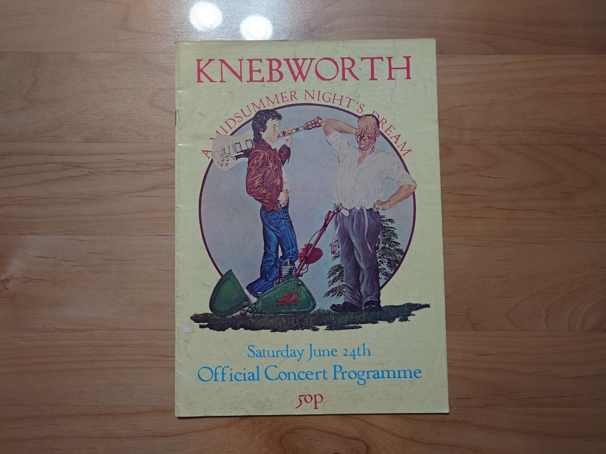 ★ネブワース Knebworth★パンフレット★1978年★ジェネシスほか★Genesis★Concert Programme★経年傷み、汚れ_画像1