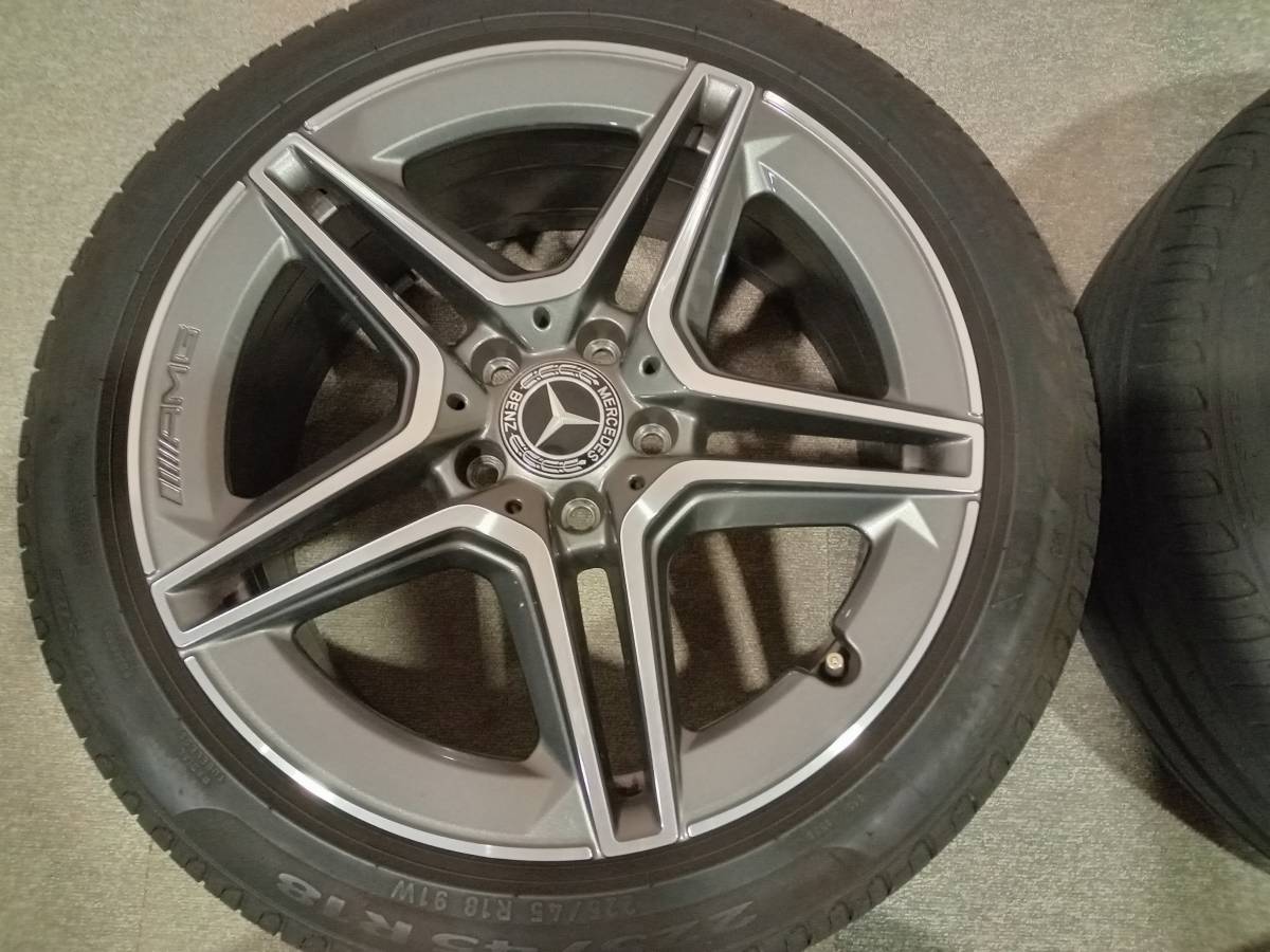 ⑥美品 ガリキズ無し メルセデス・ベンツ Aクラス 純正 AMG 5ツイン