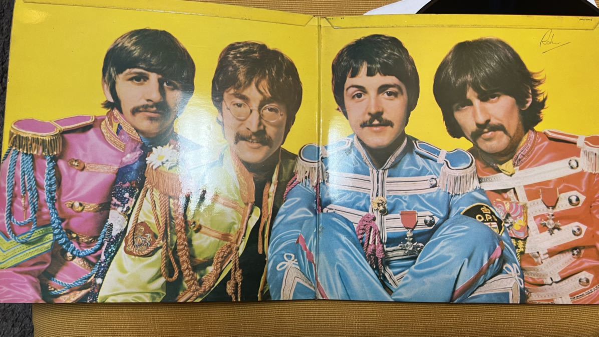 The Beatles sgt.peppers UKオリジナルmono fourth proofジャケ 付属品