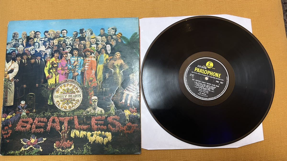 The Beatles sgt.peppers UKオリジナルmono fourth proofジャケ 付属品