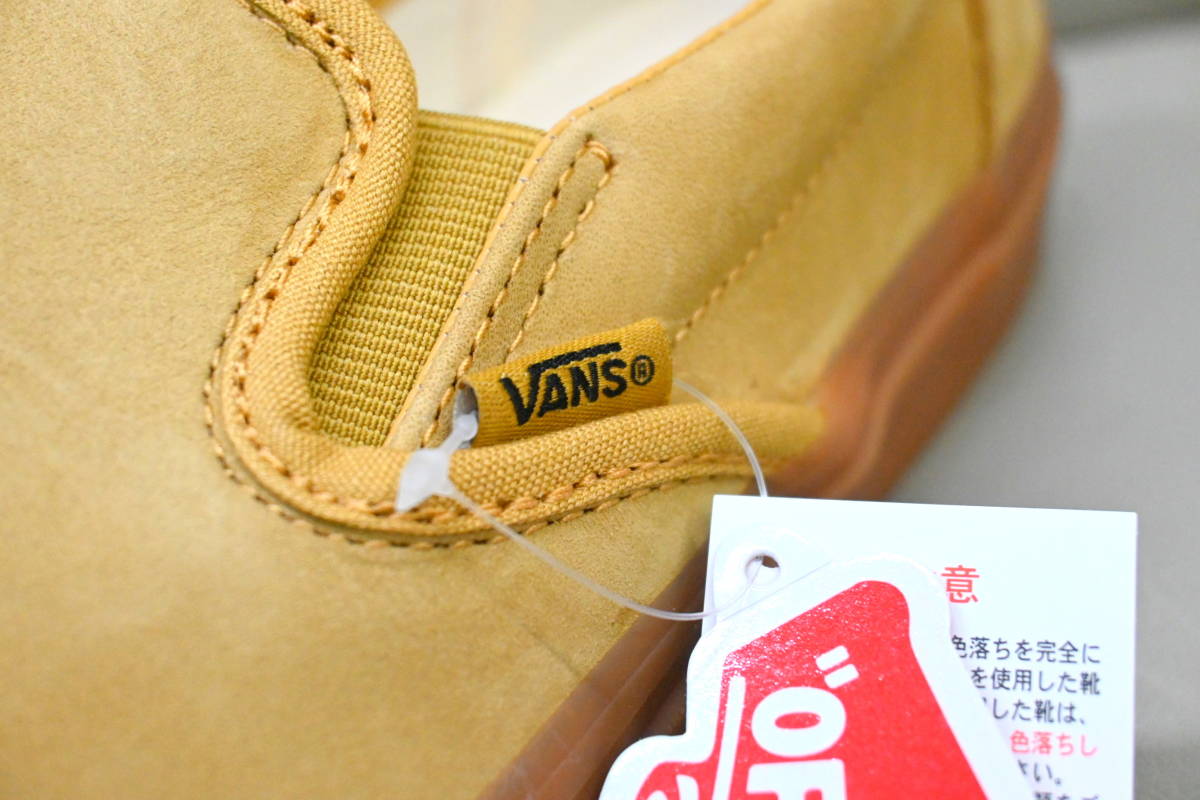 新品未使用 VANS バンス SLIP ON スリッポン SUEDE スエード レザー V98CF NB ヌバック 送料無料 US10 28センチ_画像5