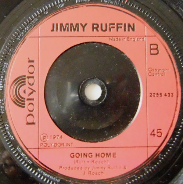 英国盤■SOUL/DISCO 45 Jimmy Ruffin / Tell Me What You Want / Going Home [ Polydor 2058 433 ]'74_画像3