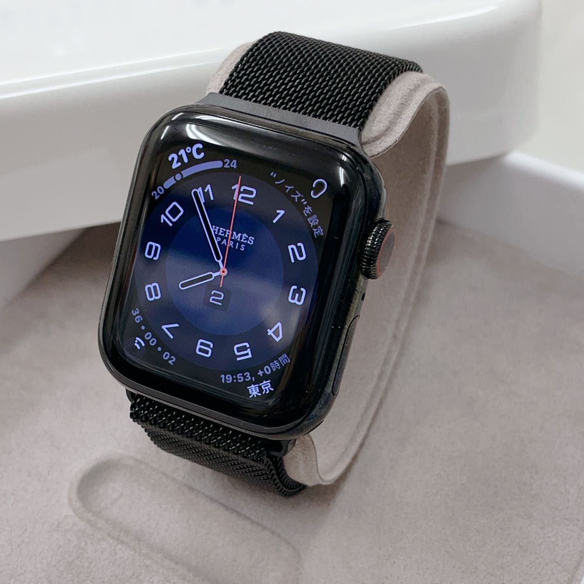 apple watch series6 エルメス 40ミリ アップルウォッチ 黒