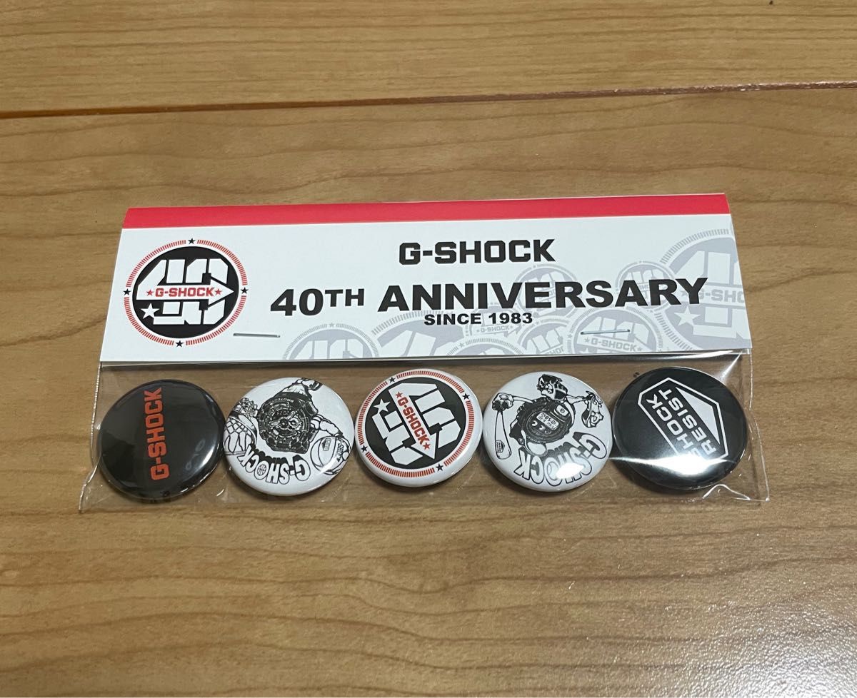 新品・未使用 G-SHOCK 40th Anniversary 缶バッジ｜PayPayフリマ