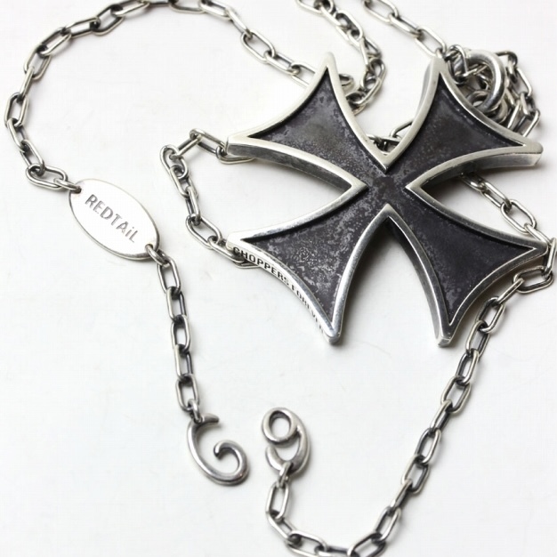 激安直営店 Red Tail シルバー925 クロス 69Chain CROSS ネックレス