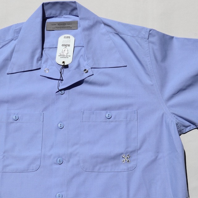 選ぶなら スタンダード ブルコ BLUCO Mサイズ 半袖ワークシャツ 0108-3A01 S/S SHIRTS WORK STANDARD ライトブルー Mサイズ 選ぶなら スタンダード ブルコ BLUCO Mサイズ 半袖ワークシャツ 0108-3A01 S/S SHIRTS WORK STANDARD ライトブルー Mサイズ