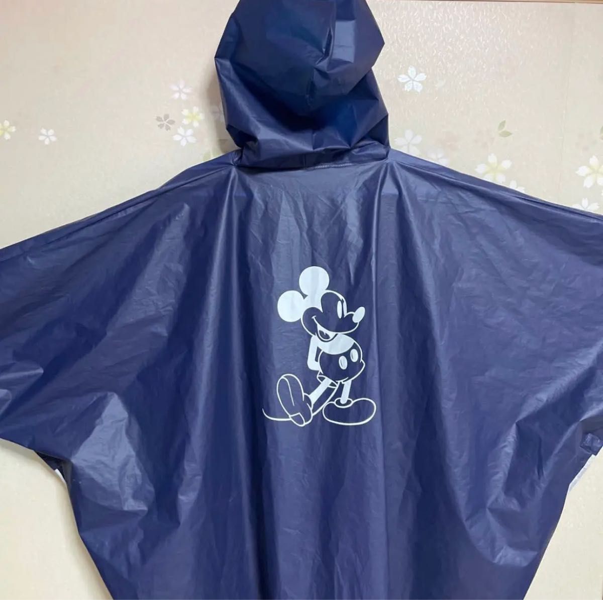 ディズニー 公式 レインコート ポンチョ 雨 雨具 カッパ　Mサイズ