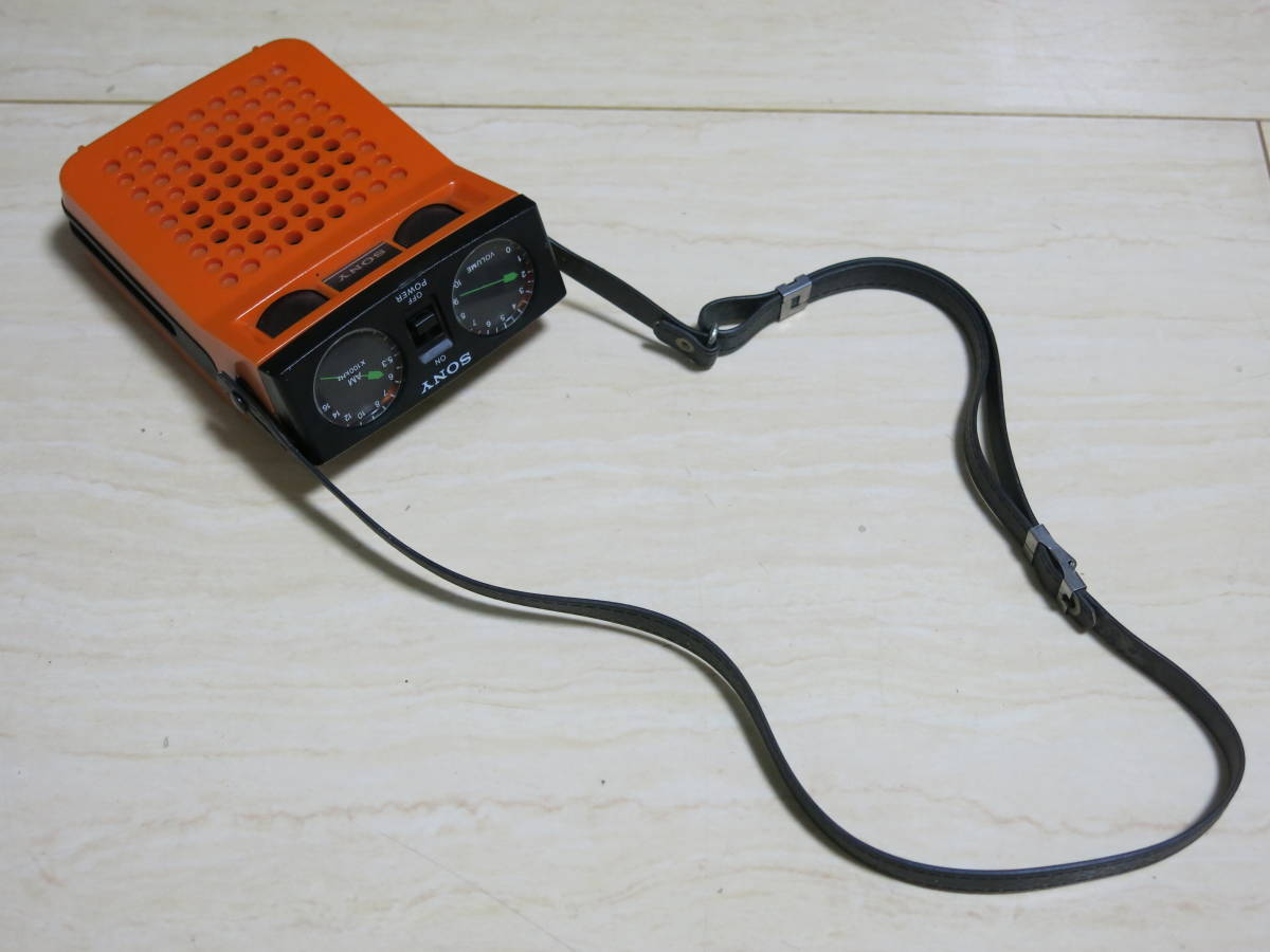 レア未使用品 レトロ SONY AMラジオ TR-3510