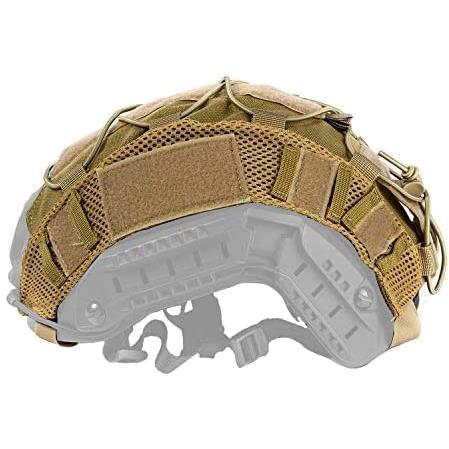 ★ブラウン★ OneTigris ヘルメットカバー MC ヘルメット保護用 Fast PJ タイプに ヘッドウェア サバゲーの画像2