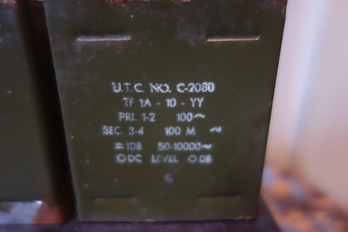 UTC C-2080 MC昇圧トランス 動作品 | www.gamescaxas.com