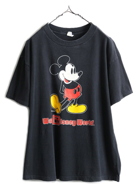 数量限定】 メンズ Tシャツ 半袖 プリント ミッキー オフィシャル