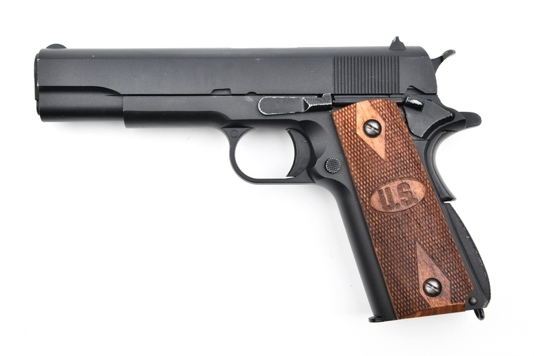 東京マルイ M1911A1対応 ウッド グリップパネル US ダイヤチェッカー_画像4