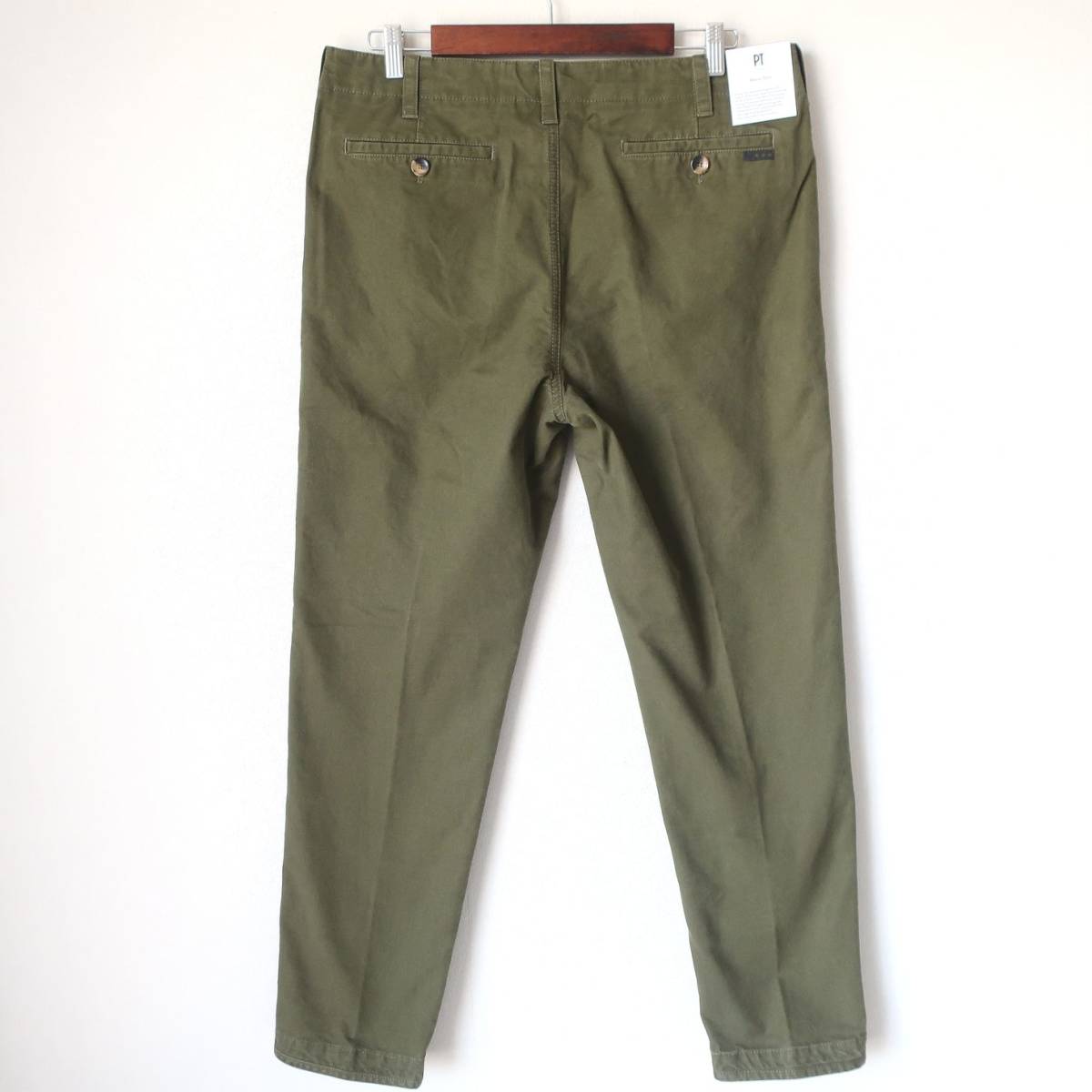  new goods unused PT TORINO men's Trend chinos tapered pants slacks pants PT01 PT05 green green olive W34 XL size 