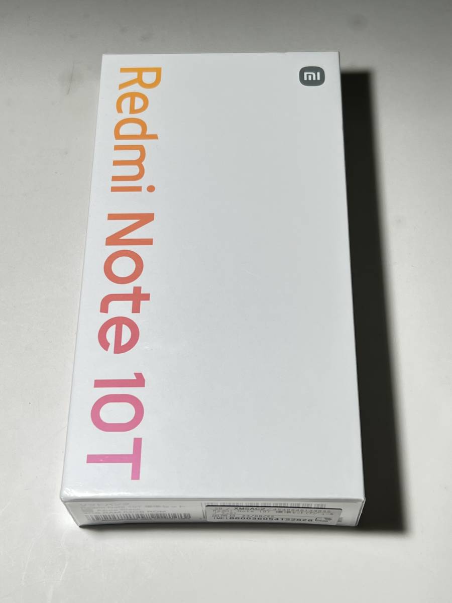 驚きの値段で 未使用品 Xiaomi Redmi note 10T Azure Black 通販