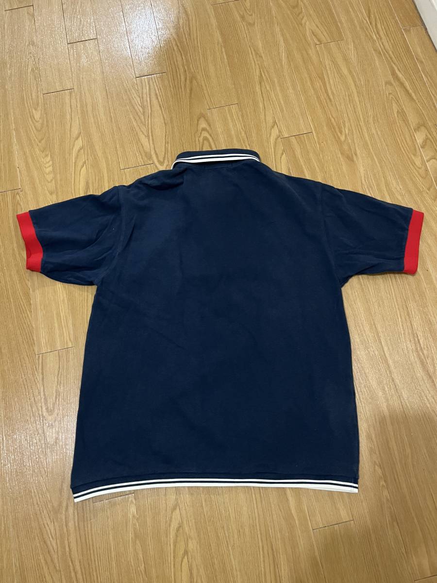 0 rare limitation Comme des Garcons × Fred Perry collaboration polo-shirt with short sleeves L FRED PFRRY used 