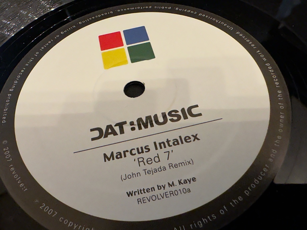 12”★Marcus Intalex / Martyn / Red 7 / Get Down / テック・ハウス！の画像1