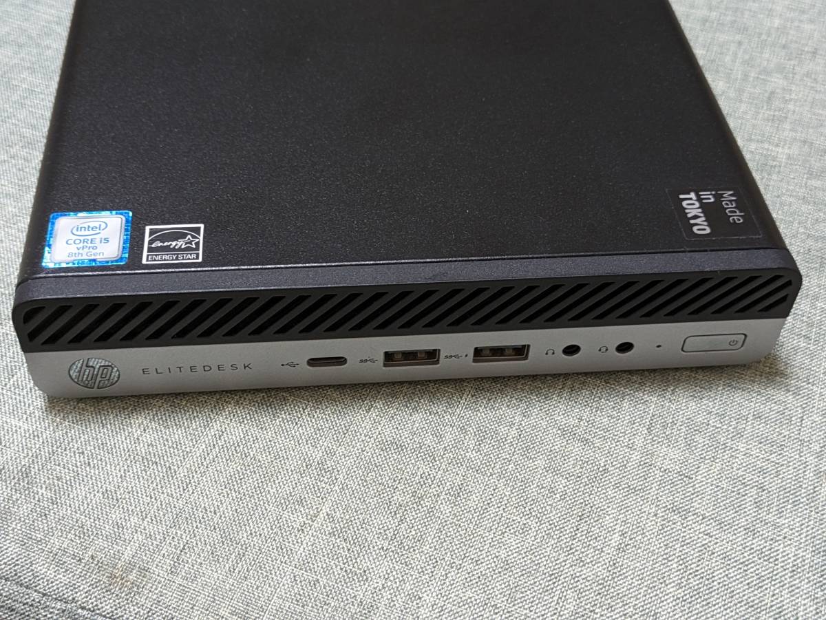 美品】HP EliteDesk 800 G4 DM 35W(Japan) Corei5-8500T/Windows10