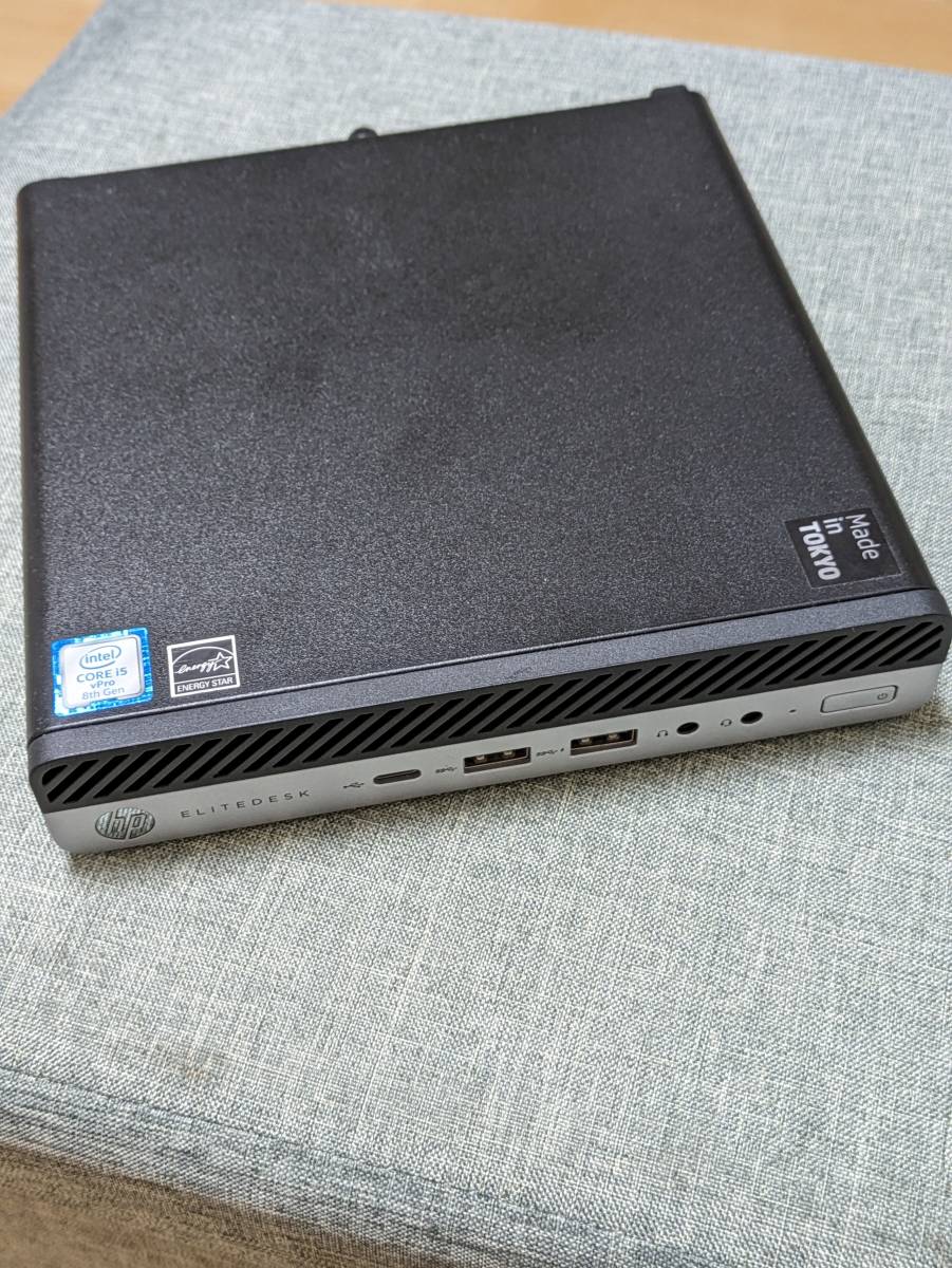 美品】HP EliteDesk 800 G4 DM 35W(Japan) Corei5-8500T/Windows10
