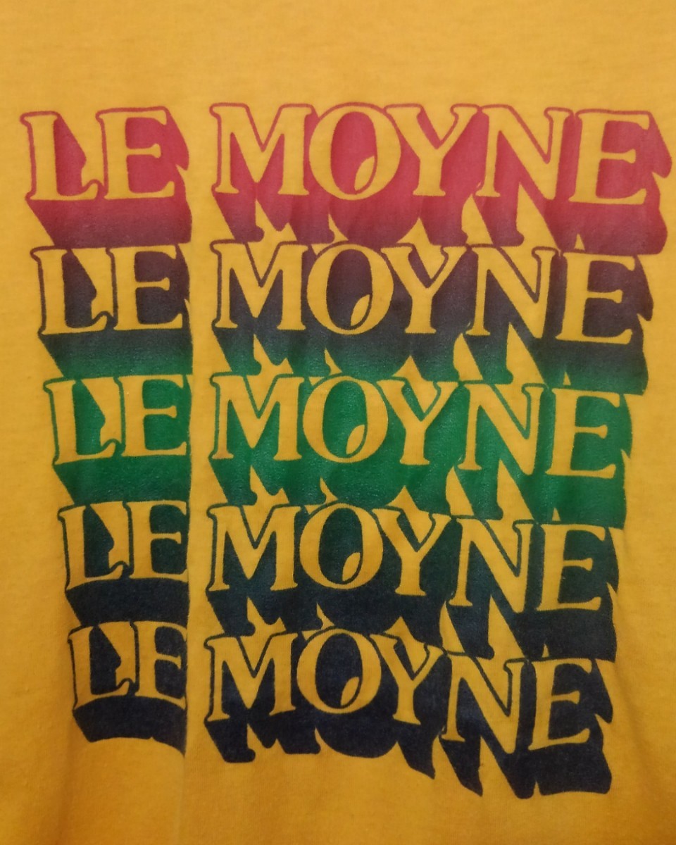 Vintage Downerwear LE MOYNE college t-shirt 80s ダウナーウェア ル・モイン 大学 カレッジ Tシャツ アメリカ製 5連 ビンテージ_画像7