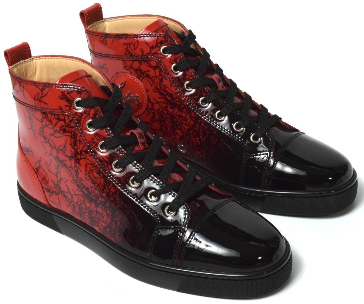 未使用 Christian Louboutin クリスチャンルブタン Louis Flat Patent