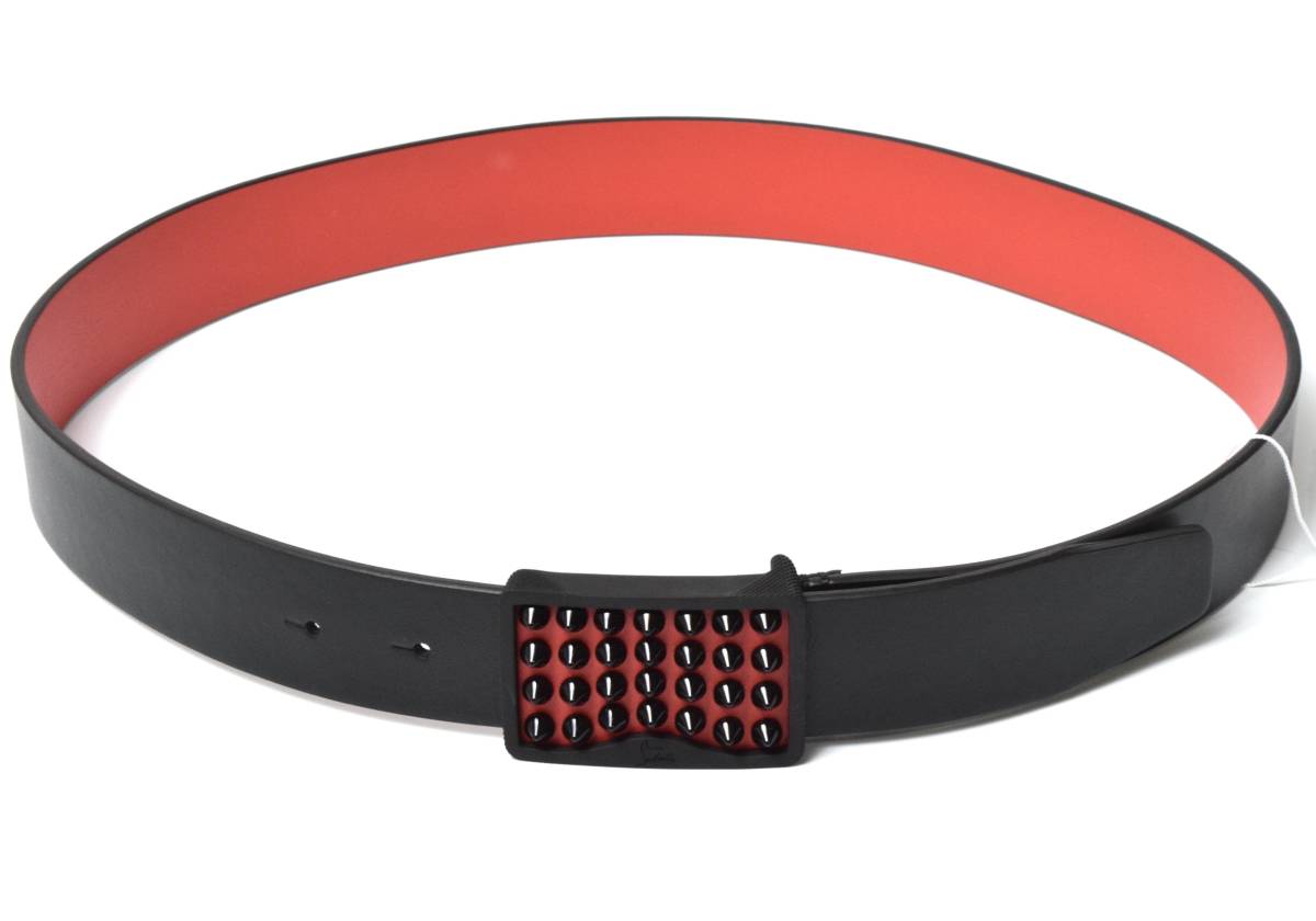未使用 Christian Louboutin クリスチャン ルブタン LOUIS BELT 35