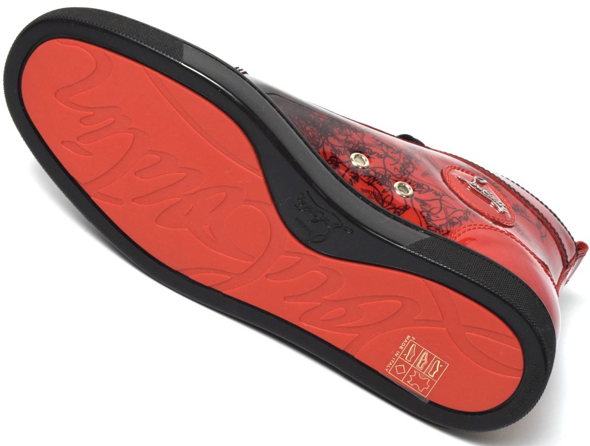 未使用 Christian Louboutin クリスチャンルブタン Louis Flat Patent