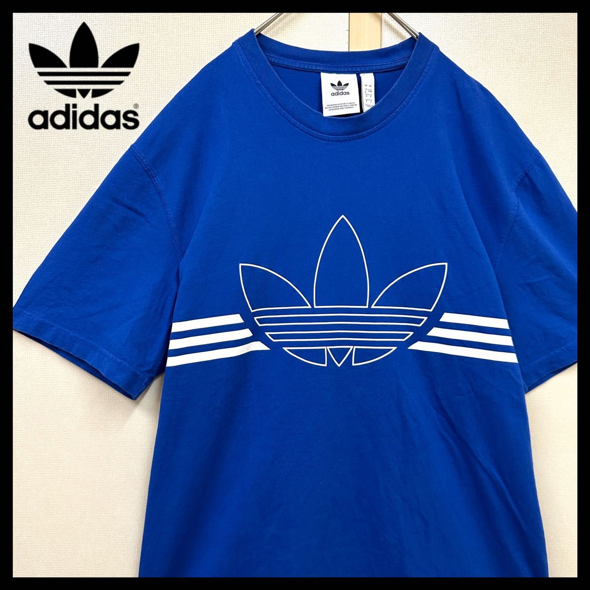 adidasTシャツ アディダスTシャツ トレフォイル デカロゴ 古着 アディダスオリジナルス adidas ロゴ