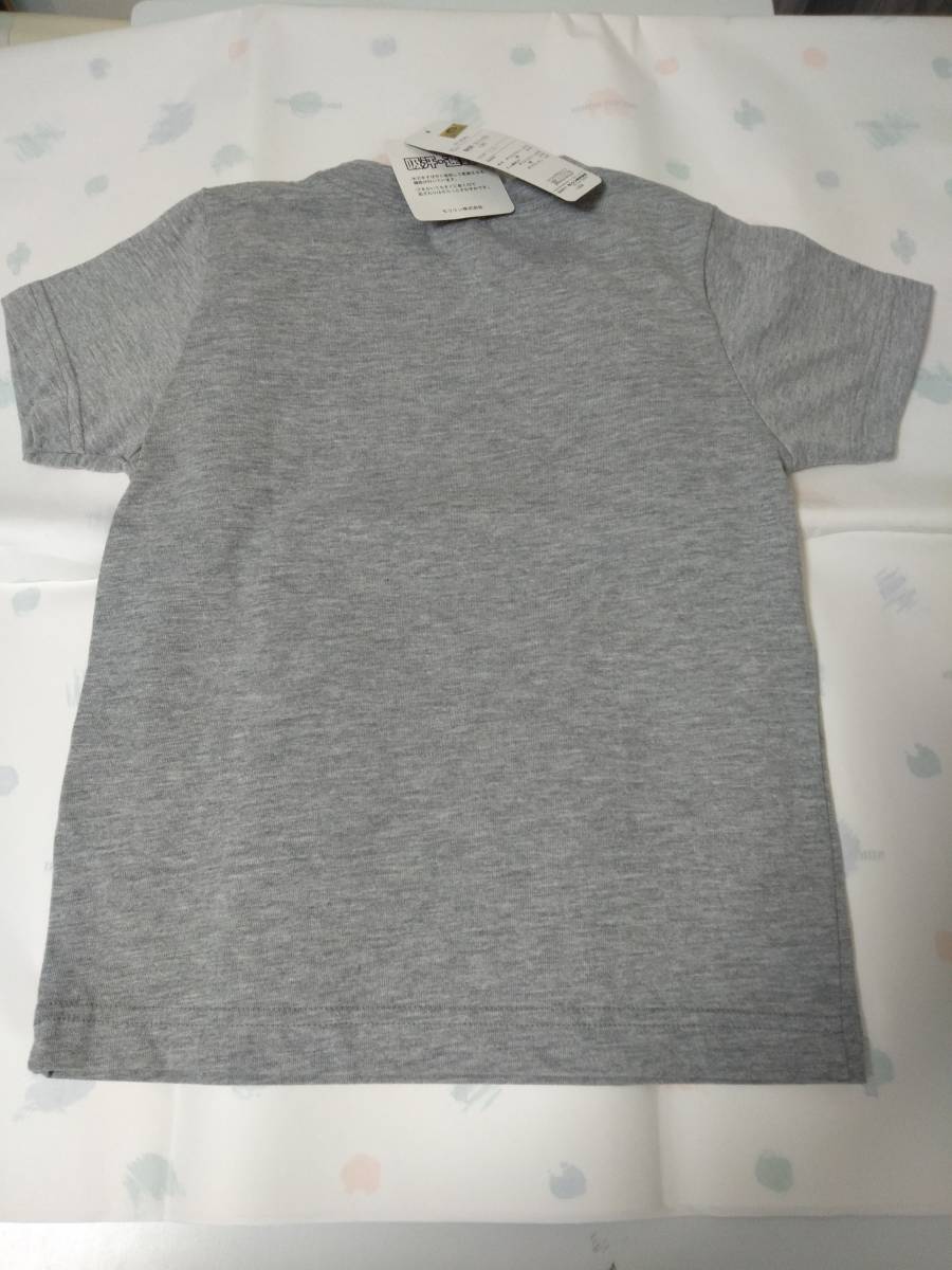 送料230円〜●新品 ワンピース　チョッパー　Tシャツ 120　グレー　タグ付き●_画像2