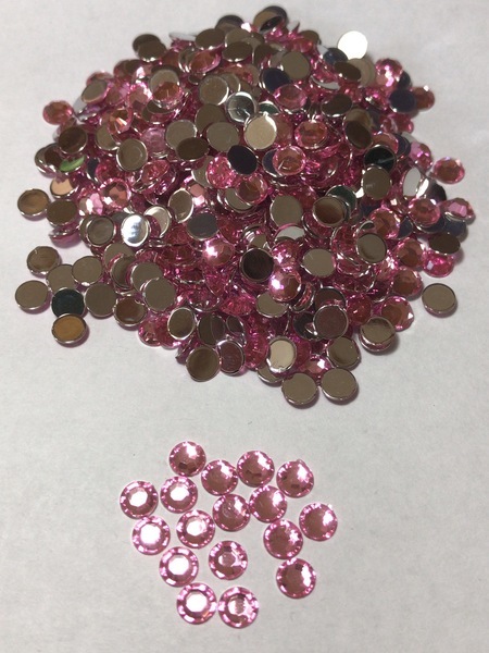 *5mm* deco for Stone 2000 bead light pin Klein hand made nails Kirakira biju- parts DIY construction light peach color 