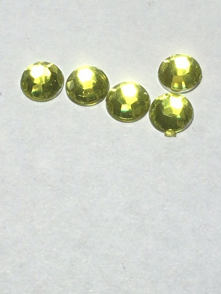 *5mm* deco for Stone 2000 bead light ie Rollei n hand made nails Kirakira biju- parts DIY construction yellow 