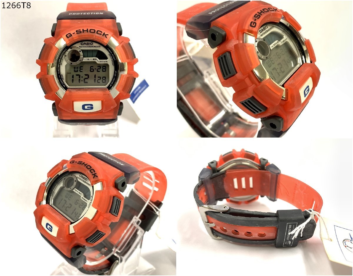 ★CASIO カシオ G-SHOCK Gショック FIFA WORLD CUP 98年 ワールドカップ フランス G-WCUP98 3本 SET クォーツ 腕時計 ケース 箱 1266T8-14_画像5