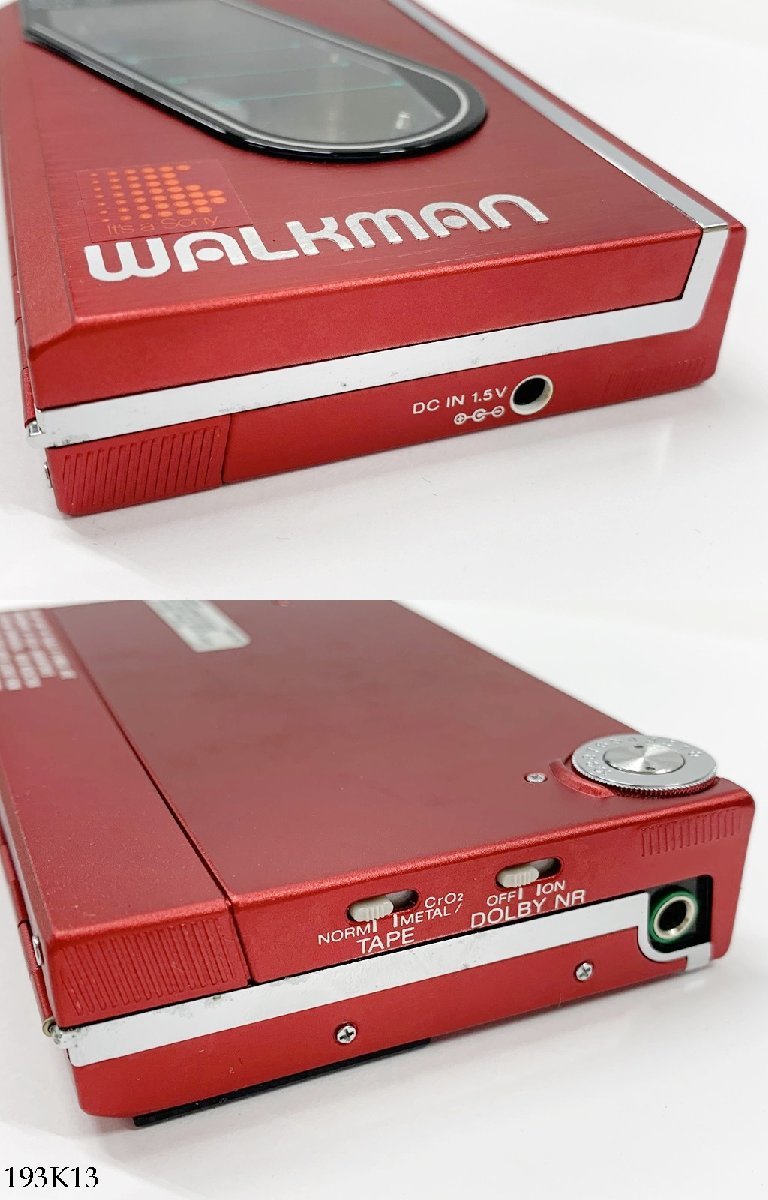 ☆通電OK◎ SONY ソニー WALKMAN ウォークマン WM-30 赤 レッド ☆通電OK◎ SONY ソニー WALKMAN ウォークマン WM-30 赤 レッド