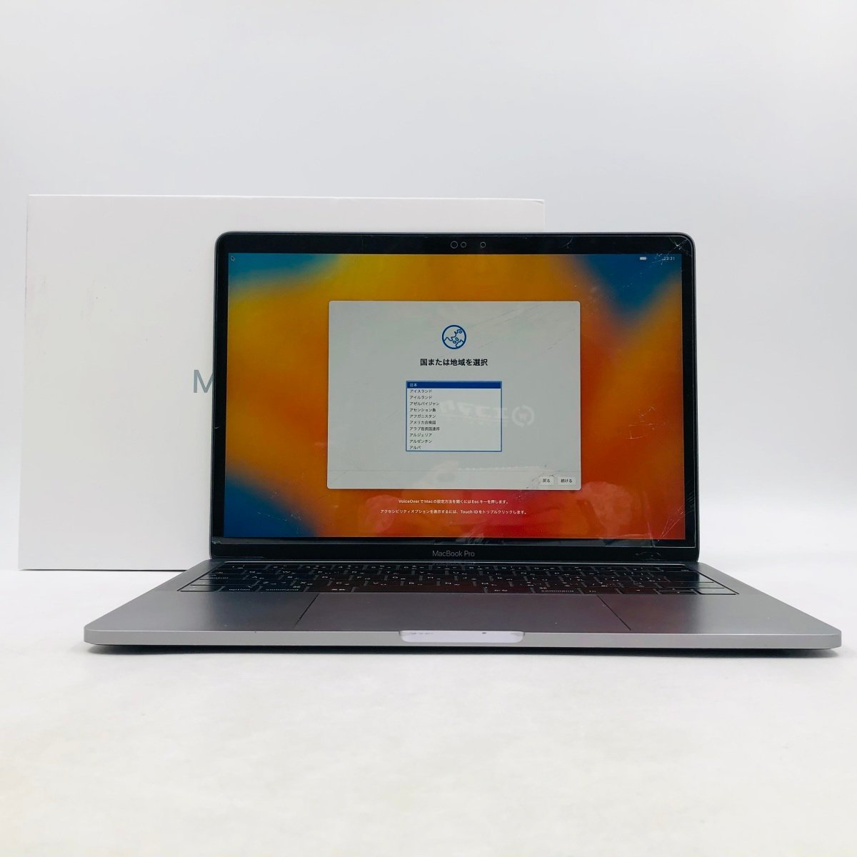 ジャンク MacBook Pro Touch Bar+Touch ID 13インチ (Mid 2019) Core