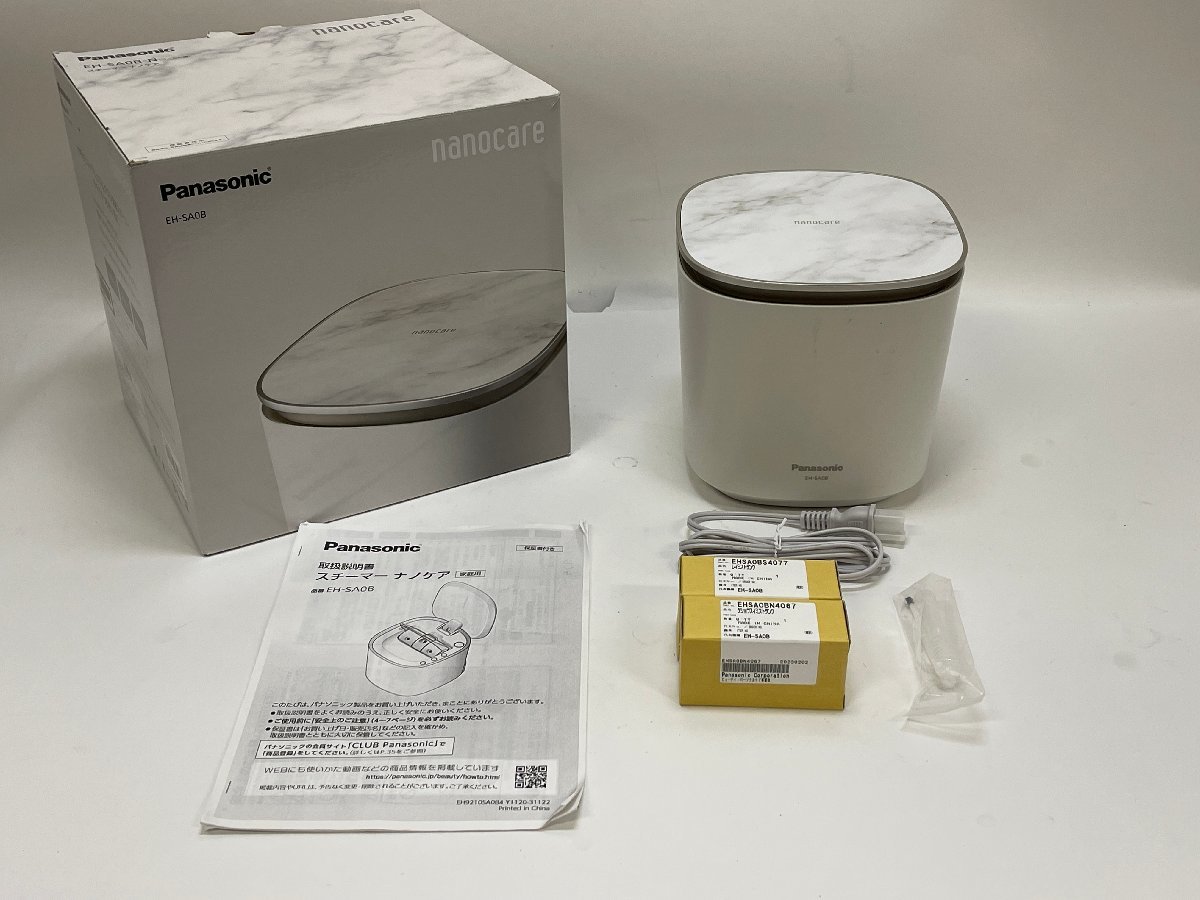 【中古】Panasonic 美顔器・スチーマー nanocare EH-SA0B 【化粧ミストタンク・冷ミストタンク新品】【3】