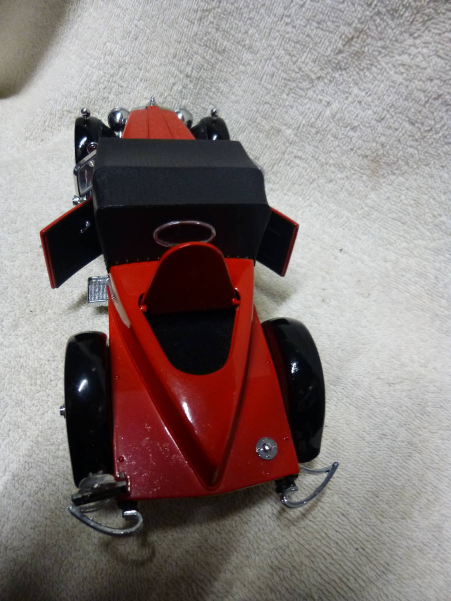 ◆中古 フランクリンミント 1988年製 クラシックカー 1928 Stutz Black Hawk Speedster 全長約21cm◆希少 絶版 ミニチュアモデル_画像6