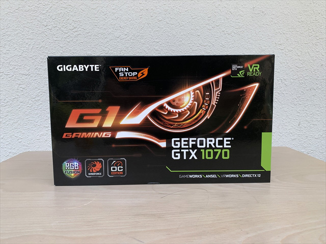 ずっと気になってた GIGABYTE□NVIDIA GeForce GTX1070 G1 Gaming 8G