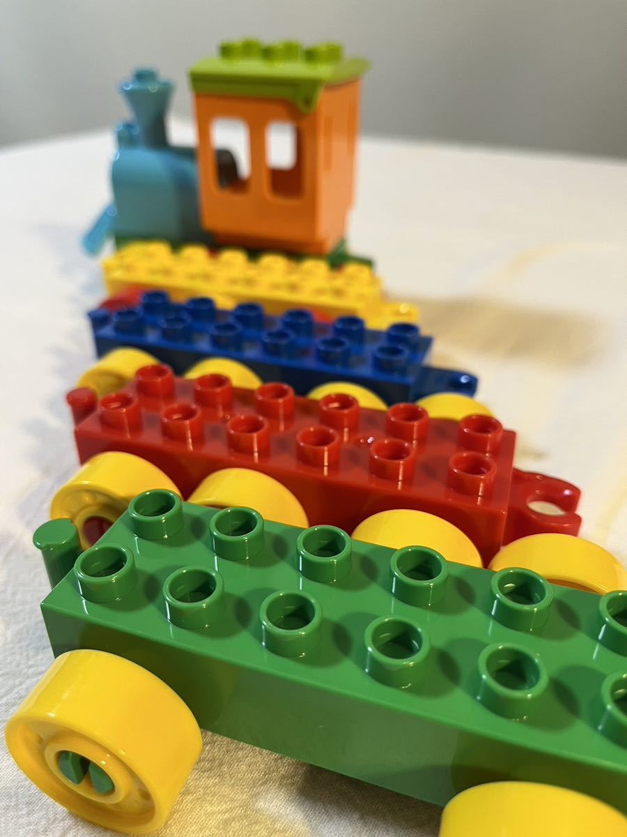 希少 カラー 機関車 汽車 車 レゴ LEGO 互換 デュプロ ブロック_画像8