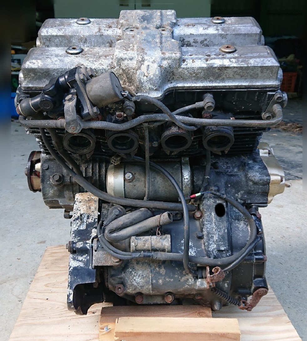 CBR400F エンジン 一式 検索 当時物 希少 レア 純正 実働 ベース セル