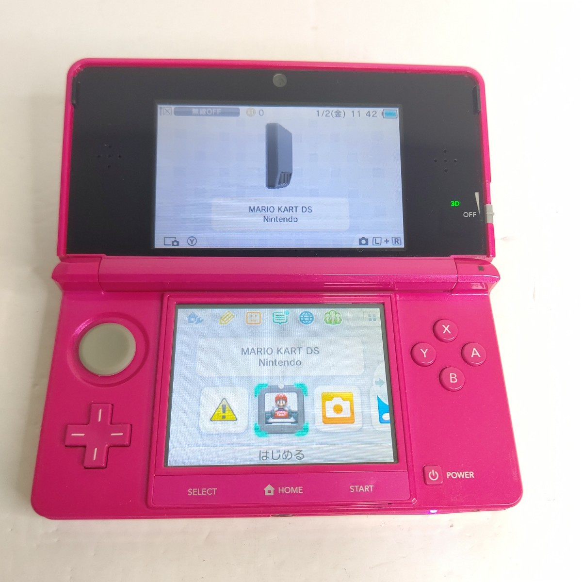 Nintendo ニンテンドー3DS グロスピンク 美品 セット 任天堂｜PayPayフリマ